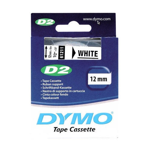 Dymo S0721090/61211 ruban d'étiquettes 12 mm (d'origine) - blanc S0721090 088806 - 1