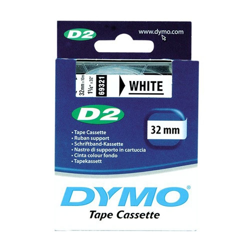 Dymo S0721250/69321 ruban d'étiquettes 32 mm (d'origine) - blanc S0721250 088818 - 1