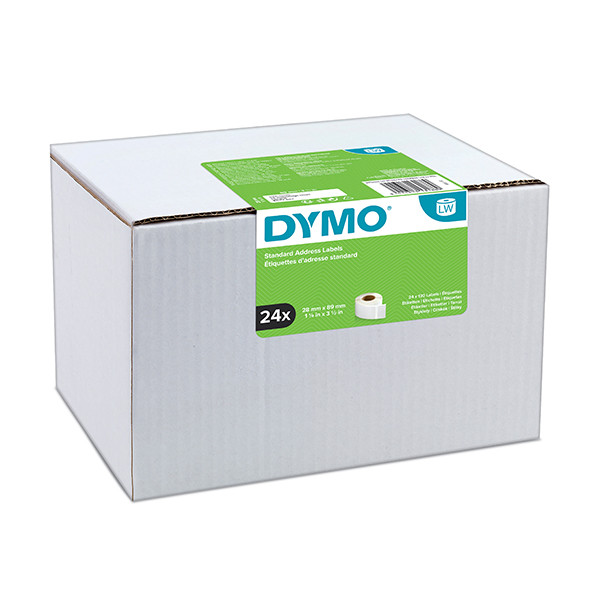 Dymo S0722360/13188 étiquettes d'adresse pack avantageux 24 rouleaux 99010 (d'origine) S0722360 088544 - 1