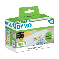 Dymo S0722380/99011 étiquettes (d'origine) - jaune, rose, bleu et vert S0722380 088502