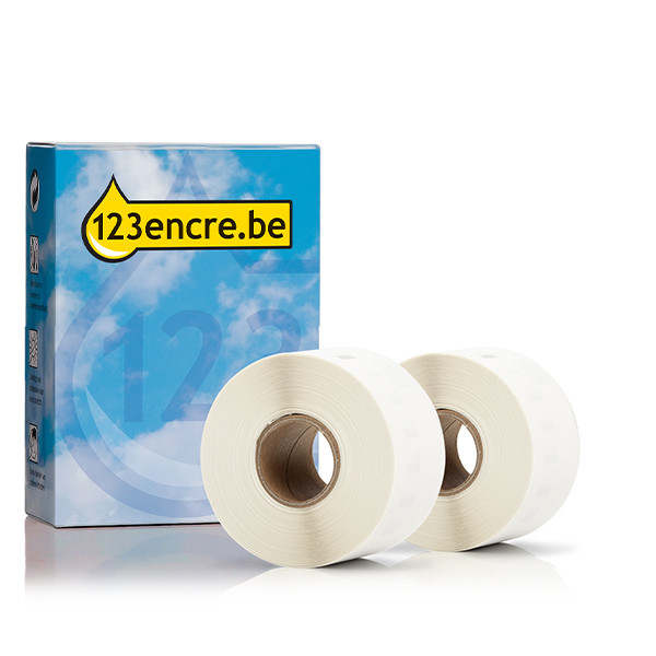 Dymo S0722400/99012 étiquettes d'adresse large 2 rouleaux (marque 123encre) 088505 - 1