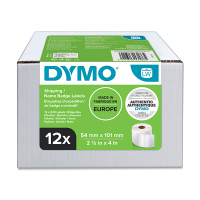 Dymo S0722420/13186 étiquettes d'expédition et de badge pack avantageux 12 rouleaux 99014 (d'origine) S0722420 088548