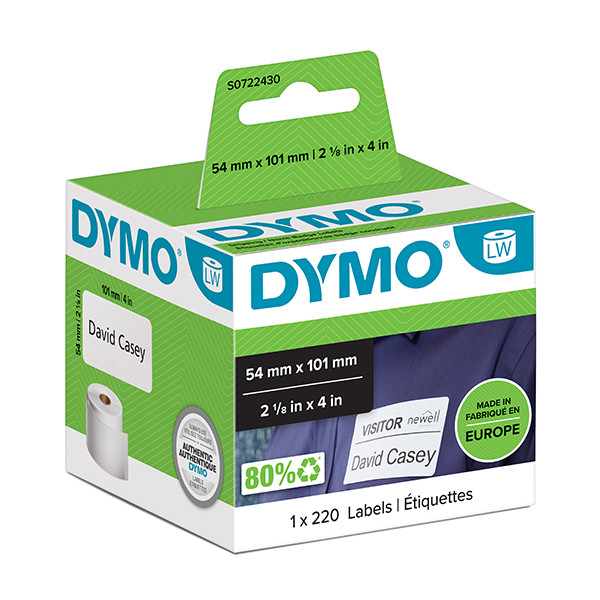 Dymo S0722430/99014 étiquettes d'expédition et badges (d'origine) S0722430 088508 - 1