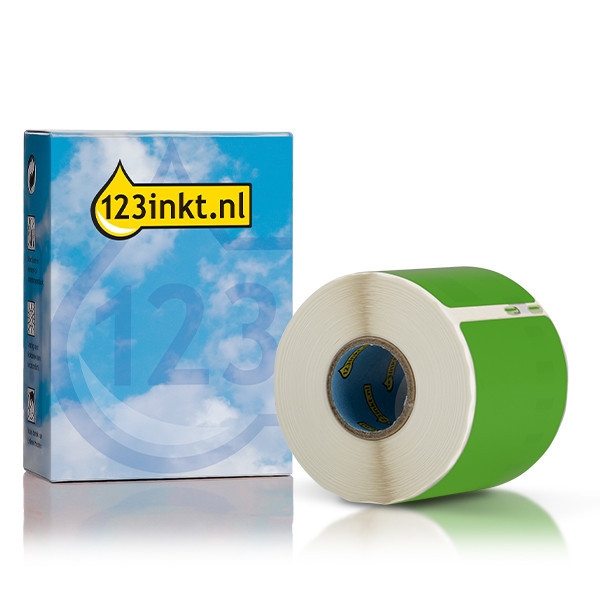 Dymo S0722430 / 99014 étiquettes pour cartes de rendez-vous (marque 123encre) - vert 653570 - 1