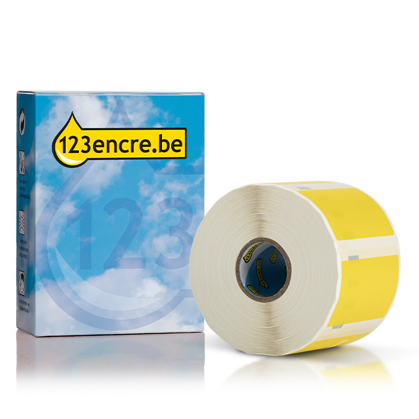 Dymo S0722540 / 11354 étiquettes multi-usages amovibles (marque 123encre) - jaune 089355 - 1
