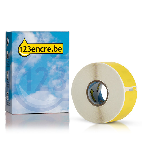 Dymo S0722550 / 11355 étiquettes multi-usages amovibles (marque 123encre) - jaune 089356 - 1