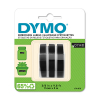 Dymo S0847730 ruban d'étiquettes en relief multipack (d'origine) - blanc sur noir