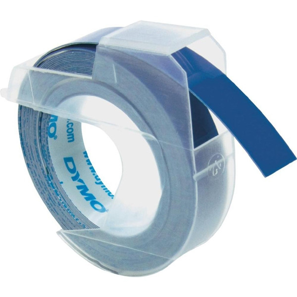 Dymo S0898140 / 520106 ruban d'étiquettes en relief (d'origine) - blanc sur bleu S0898140 088442 - 1