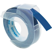 Dymo S0898140 / 520106 ruban d'étiquettes en relief (d'origine) - blanc sur bleu S0898140 088442