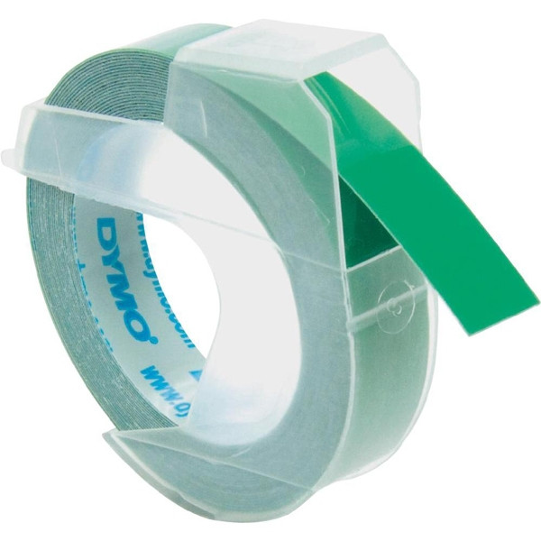 Dymo S0898160 ruban d'étiquettes en relief (d'origine) - blanc sur vert S0898160 088446 - 1