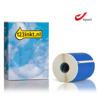 Dymo S0904980 étiquettes d'expédition bpost extra larges (marque 123encre) - bleu 653343