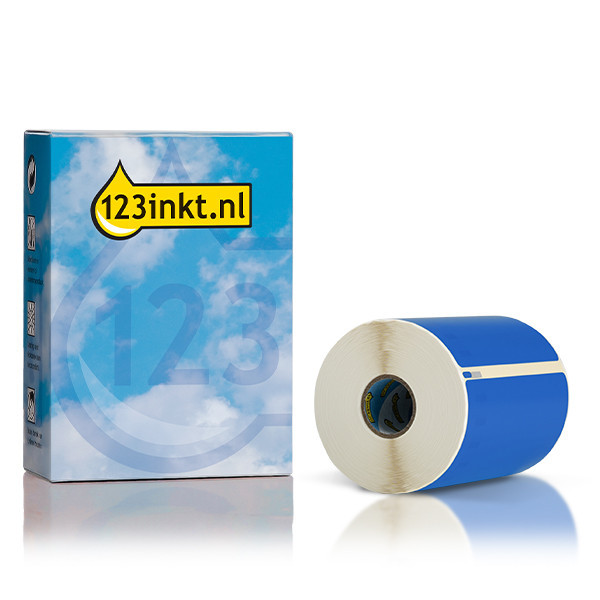 Dymo S0904980 étiquettes d'expédition bpost extra larges (marque 123encre) - bleu 653343 - 3