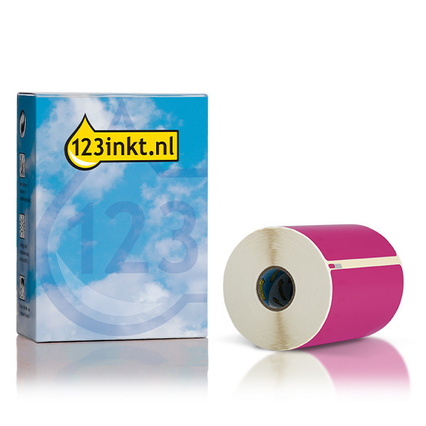 Dymo S0904980 étiquettes d'expédition bpost extra larges (marque 123encre) - rose 653338 - 3