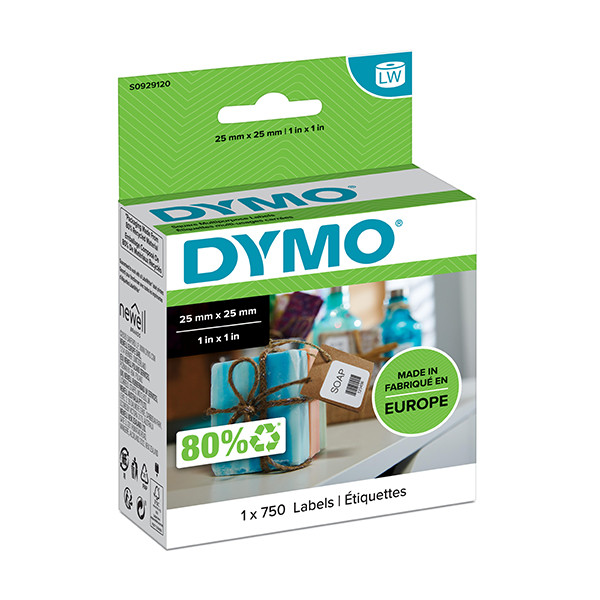 Dymo S0929120 étiquettes multifonctions carrées (d'origine) S0929120 088556 - 1