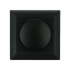 EcoDim bouton gradateur avec plaque centrale et cadre - noir LEC00063 - 1