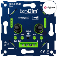 EcoDim variateur intelligent encastré double Zigbee LEC00037