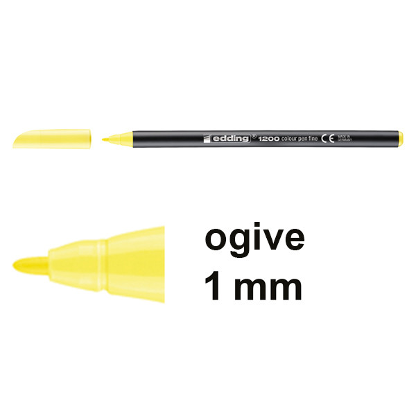 Edding 1200 feutre de coloriage (1 mm ogive) - melon miel 4-1200083 239387 - 1