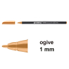 Edding 1200 feutre de coloriage (1 mm ogive) - orange clair