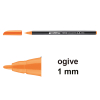 Edding 1200 feutre de coloriage (1 mm ogive) - orange fluo