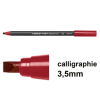 Edding 1255 feutre calligraphie (3,5 mm) - carmin 4-125535-046 239162 - 1