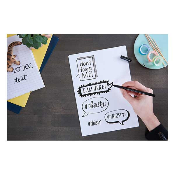 Edding 1255 feutre calligraphie (5 mm) - noir 4-125550-001 239163 - 3