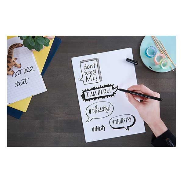 Edding 1255 feutre calligraphie (5 mm) - noir 4-125550-001 239163 - 4