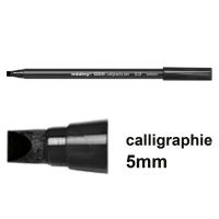 Edding 1255 feutre calligraphie (5 mm) - noir 4-125550-001 239163