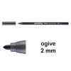 Edding 1300 feutre de coloriage (2 mm - ogive) - gris