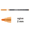 Edding 1300 feutre de coloriage (2 mm - ogive) - orange clair