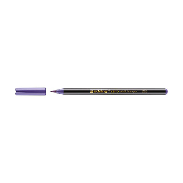 Edding 1340 feutre pinceau - violet métallisé 4-1340078 239415 - 1