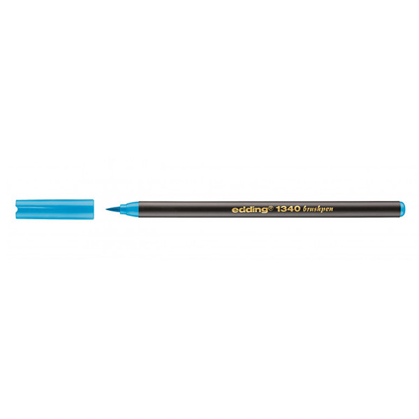 Edding 1340 feutre pointe pinceau - bleu azur 4-1340085 239399 - 1