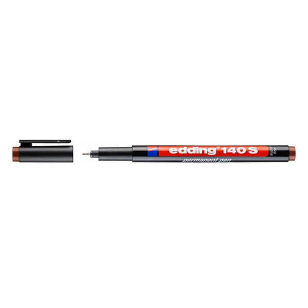 Edding 140S marqueur permanent (0,3 mm ogive) - marron 4-140007 200855 - 1