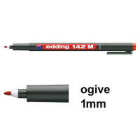Edding 142M marqueur permanent (1 mm ogive) - rouge 4-142002 200688
