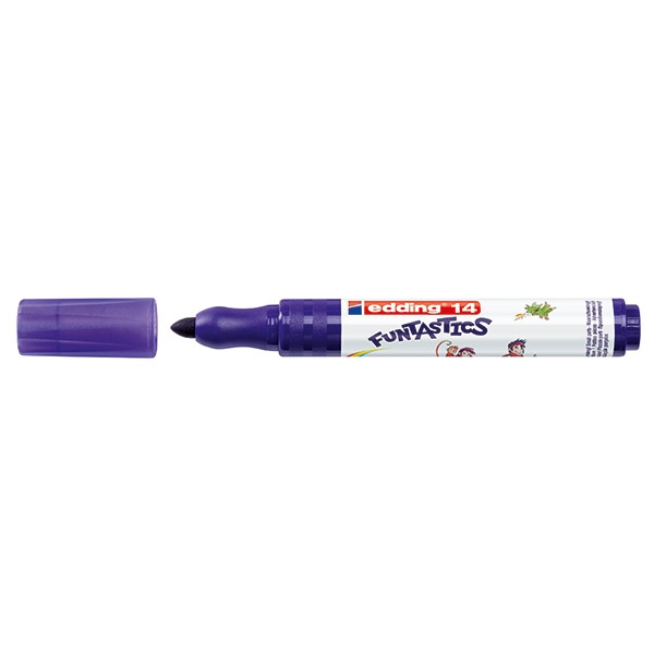 Edding 14 Funtastics feutre large (3 mm - ogive) - violet 4-14008 239257 - 1