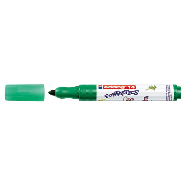 Edding 14 Funtastics stylo feutre (3 mm - ogive) - vert 4-14004 239253 - 1