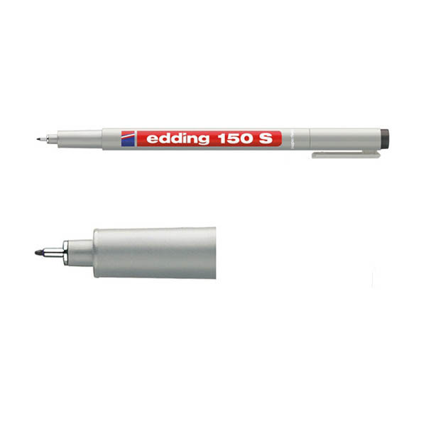 Edding 150S marqueur non permanent (0,3 mm ogive) - noir 4-150001 200702 - 2