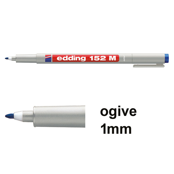 Edding 152M marqueur non permanent (1 mm ogive) - bleu 4-152003 200871 - 1