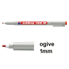 Edding 152M marqueur non permanent (1 mm ogive) - rouge