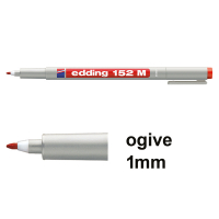 Edding 152M marqueur non permanent (1 mm ogive) - rouge 4-152002 200870