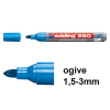 Edding 250 marqueur pour tableau blanc (1,5 - 3 mm ogive) - bleu clair