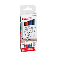 Edding 250 marqueur pour tableau blanc assortiment 4 pièces 232630