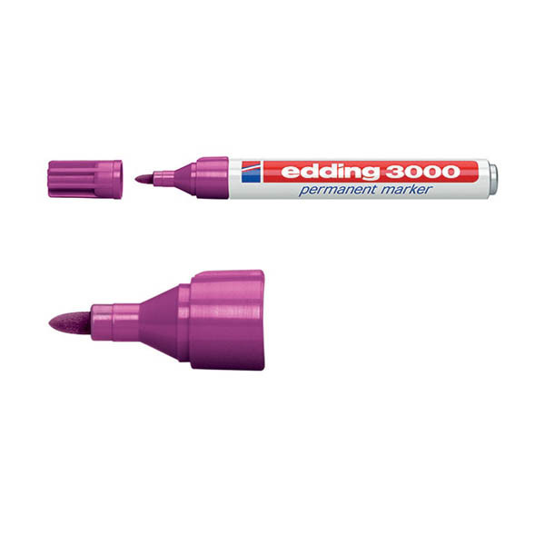 Edding 3000 marqueur permanent (1,5 - 3 mm ogive) - magenta 4-3000020 200798 - 2
