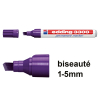 Edding 3300 marqueur permanent (1 - 5 mm biseautée) - violet