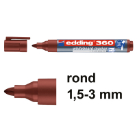 Edding 360 marqueur pour tableau blanc (1,5 - 3 mm) - marron 4-360007 240540