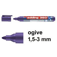 Edding 360 marqueur pour tableau blanc (1,5 - 3 mm) - violet 4-360008 240541
