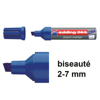 Edding 365 marqueur pour tableau blanc (biseauté de 2 - 7 mm) - bleu 4-365003 200666