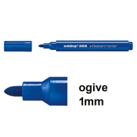 Edding 366 marqueur mini pour tableau blanc (1 mm - ogive) - bleu 4-366003 200881