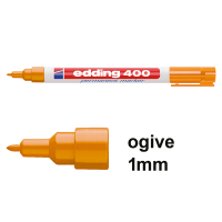 Edding 400 marqueur permanent (1 mm - ogive) - orange 4-400006 200800