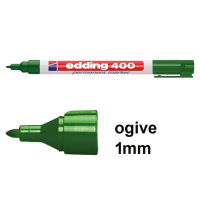 Edding 400 marqueur permanent (1 mm - ogive) - vert 4-400004 200530