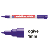 Edding 400 marqueur permanent (1 mm - ogive) - violet